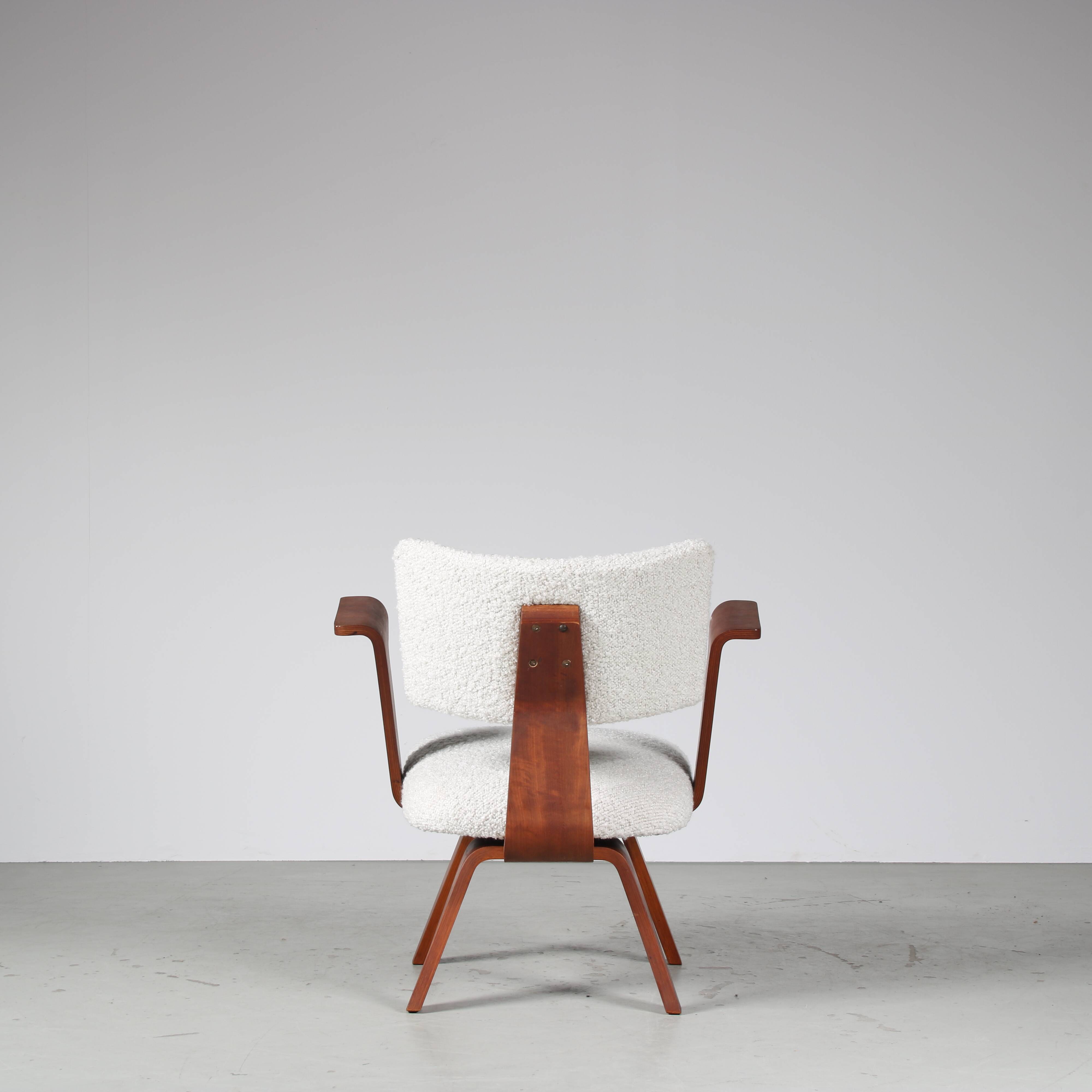 Cor Alons Easy Chair for De Boer Gouda, Netherlands 1950