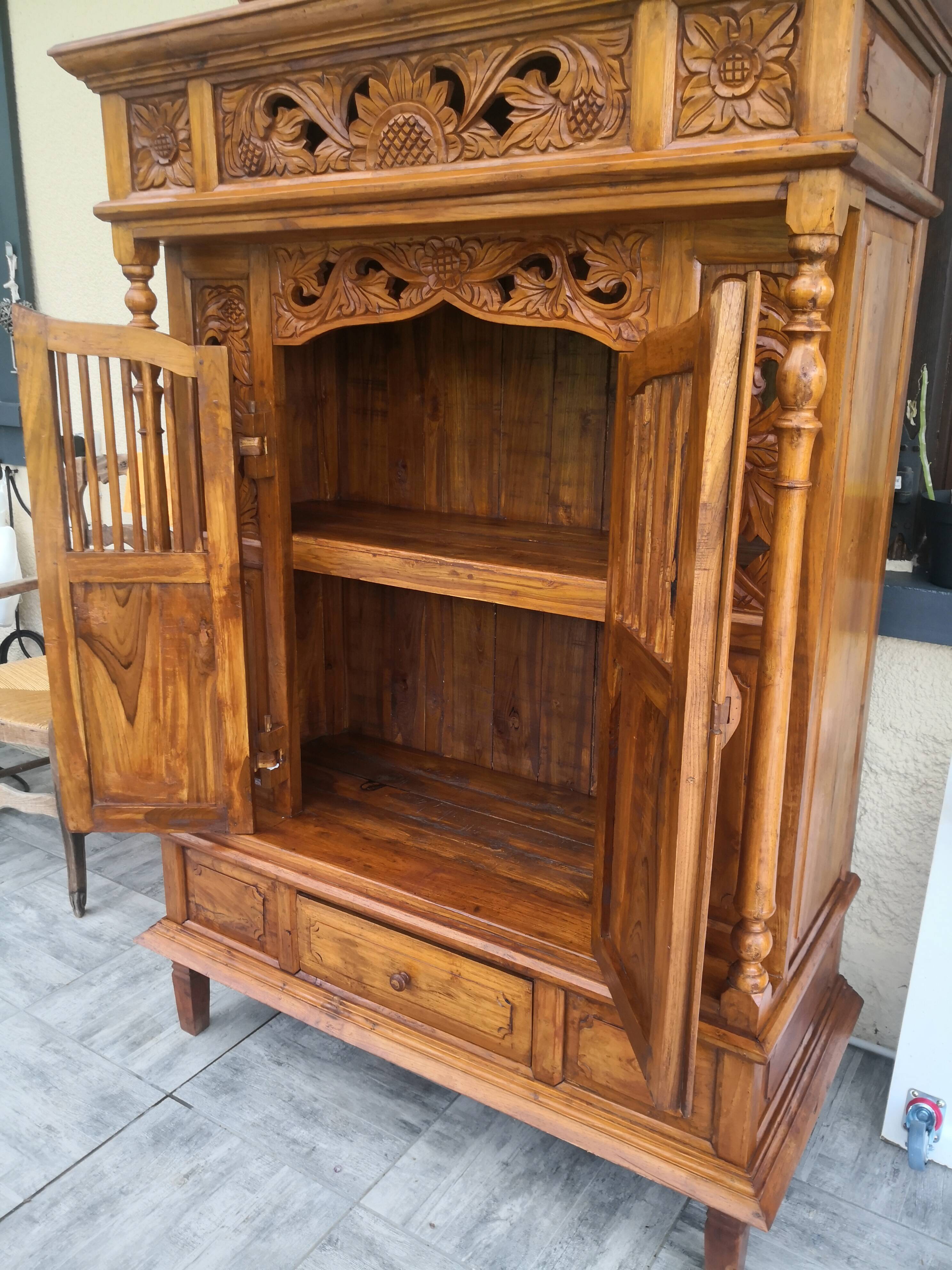 Sideboard, storage unit with 2 doors, 1 drawer, vintage.