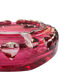 Pink crystal ashtray Val Saint Lambert 1960-1970