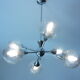 Sputnik chandelier, 6 lights, 1960s/70s