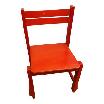 Wooden children's chair