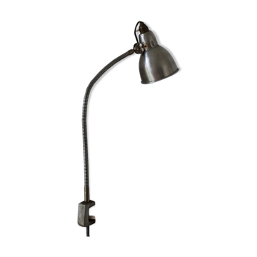 Lampe à étau chromée 1950