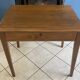 Desk with a large solid oak drawer from 1950, 78x58cm.
