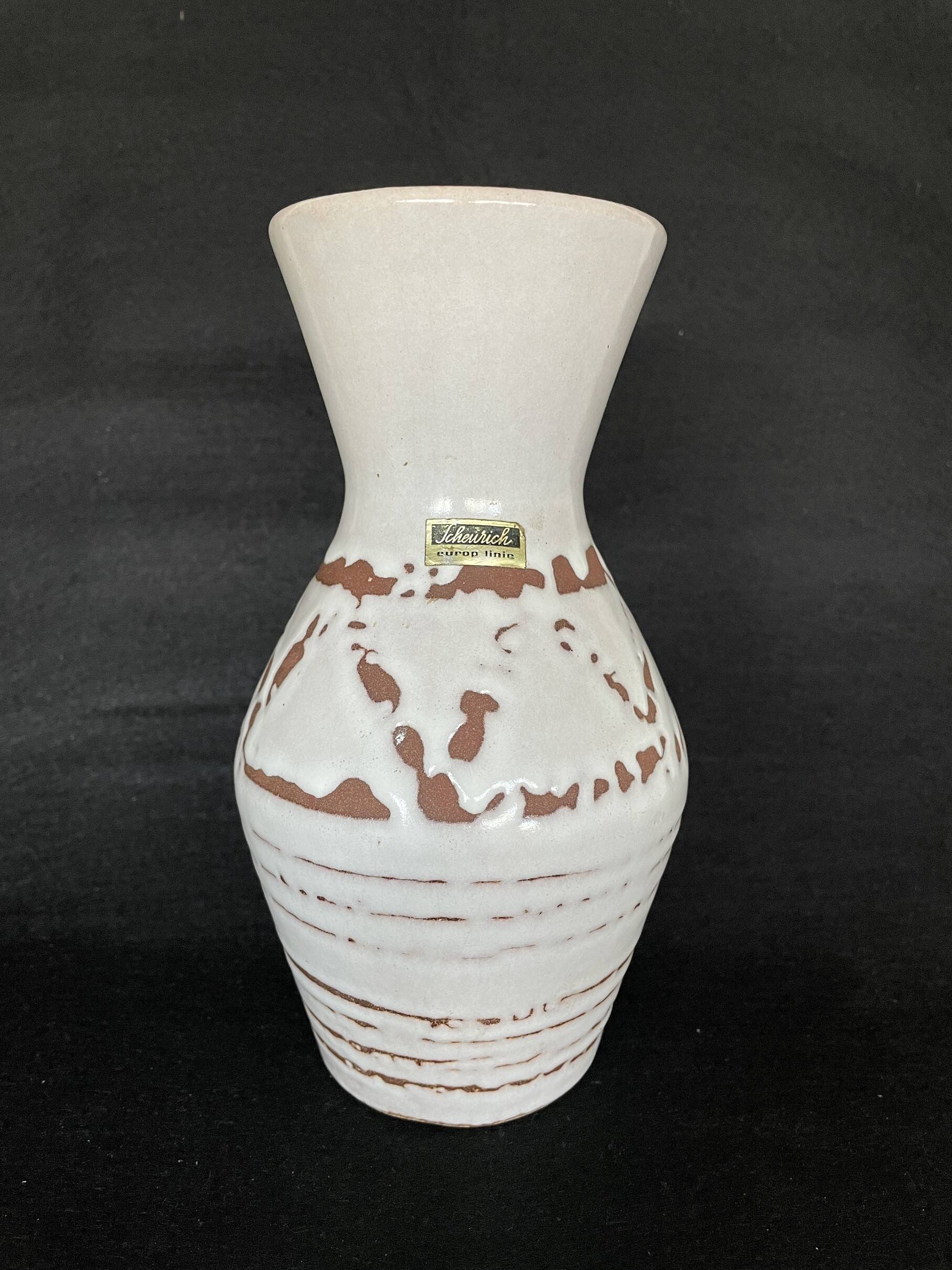 Vintage ceramic vase Scheurich europ linie 523 21