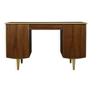 Bureau suédois double face en teck, fin des années 1950/début des années 1960, SMB Bodafors