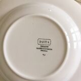6 old plates made of earthenware Digoin Sarreguemines, Bastia