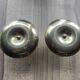 Set of 2 vintage brass mini candle holders