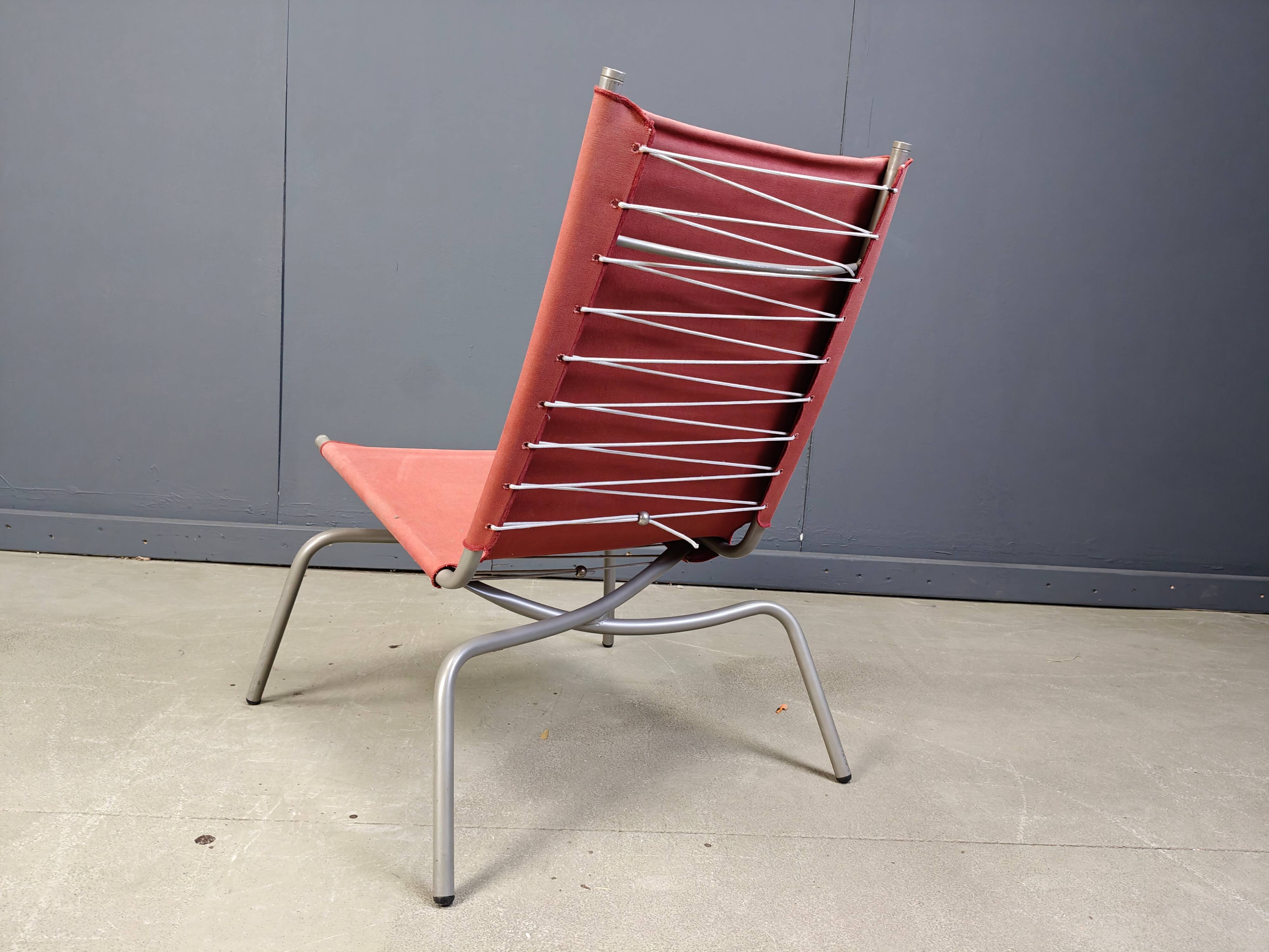 Vintage crossed legged lounge chair by Fabiaan Van Severen, 1990s