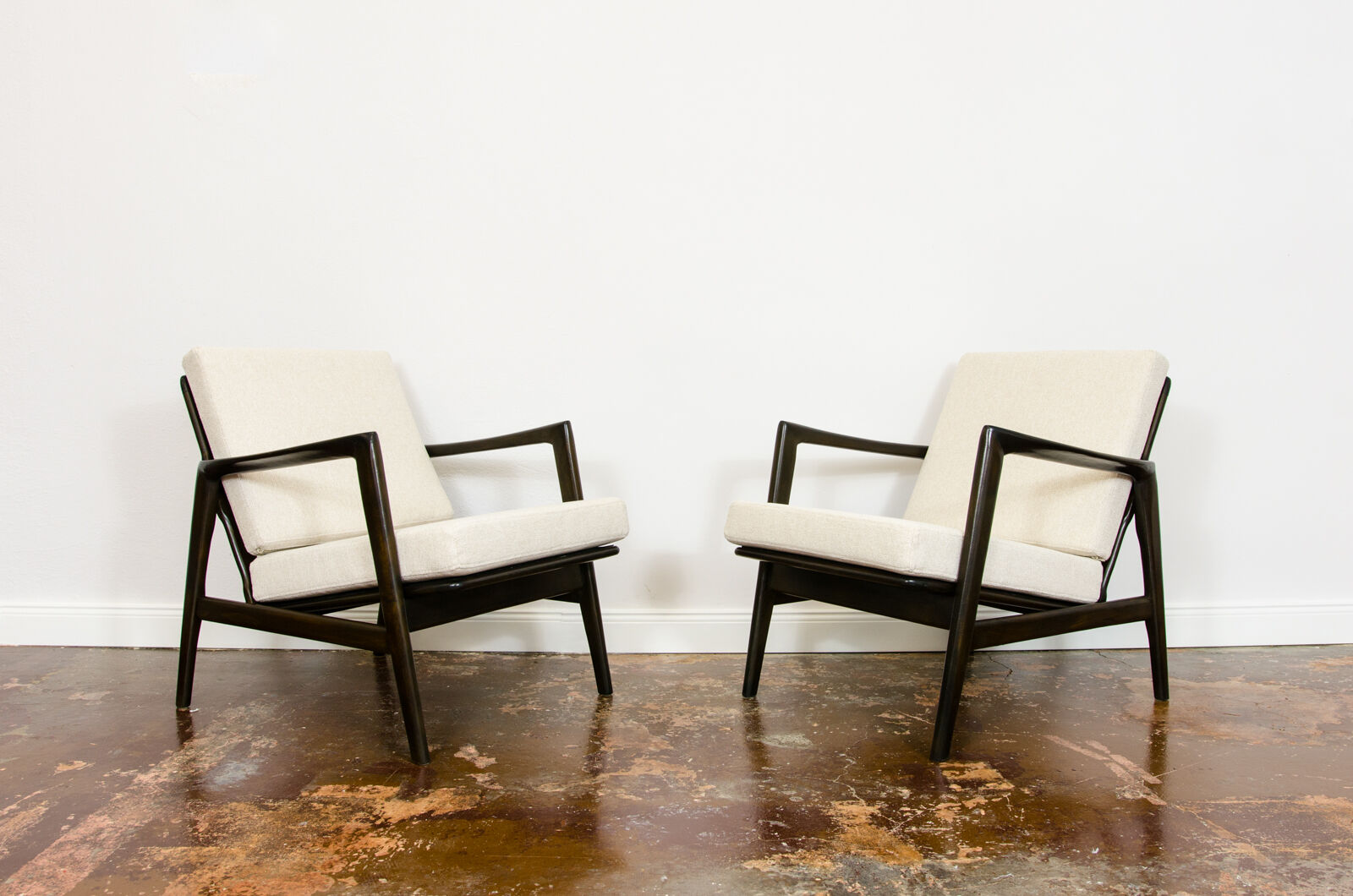Pair Of Type 300 139 Armchairs 1960’s