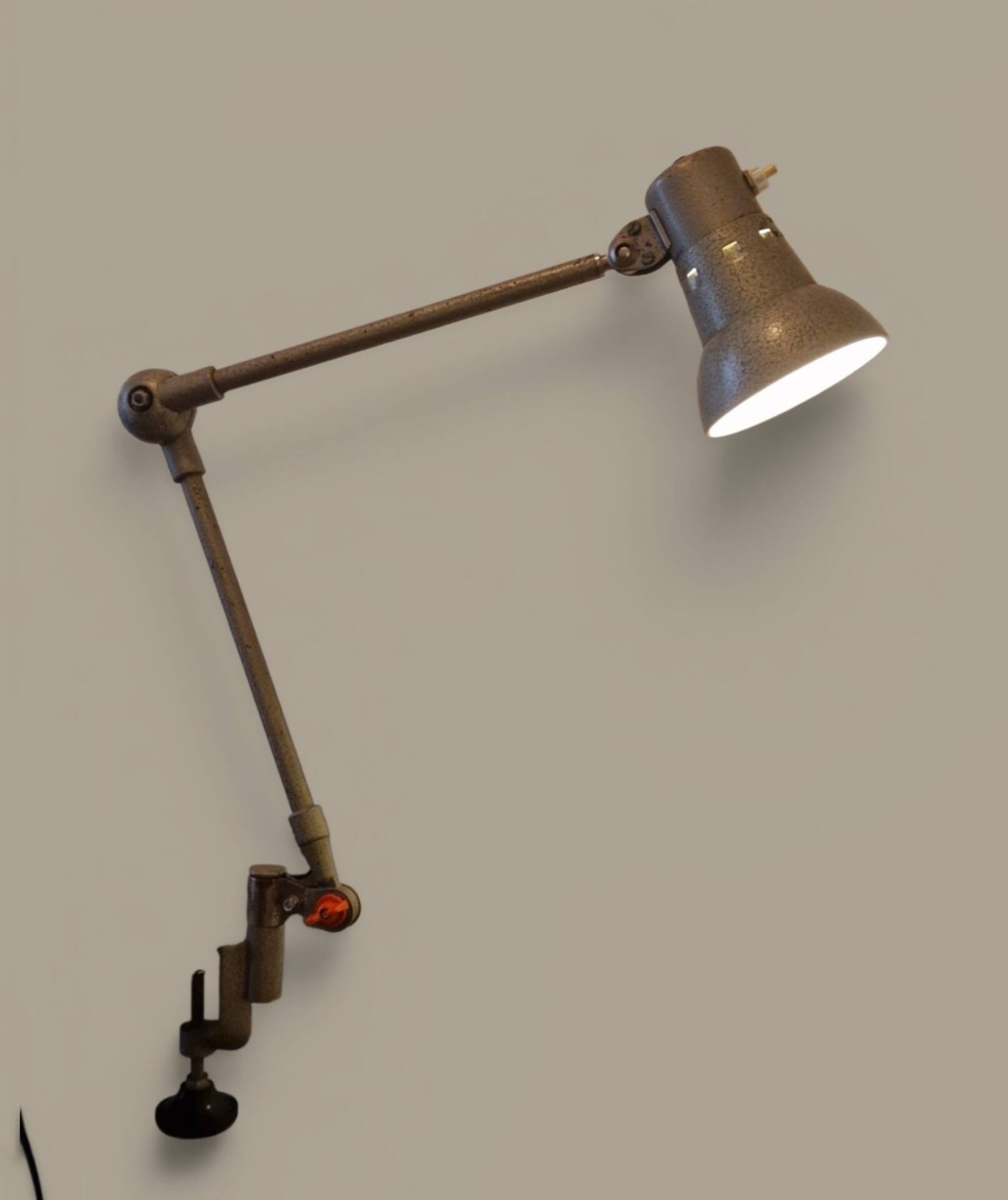 Vintage industrial architect lamp lumina – 1950s/60s