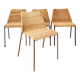 Herbert Hirche 'Santa Lucia' Wicker Chair for Wilde & Spieth | Set of Four