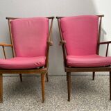 Paire de fauteuils éventail Baumann