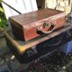 Set of 2 old suitcases