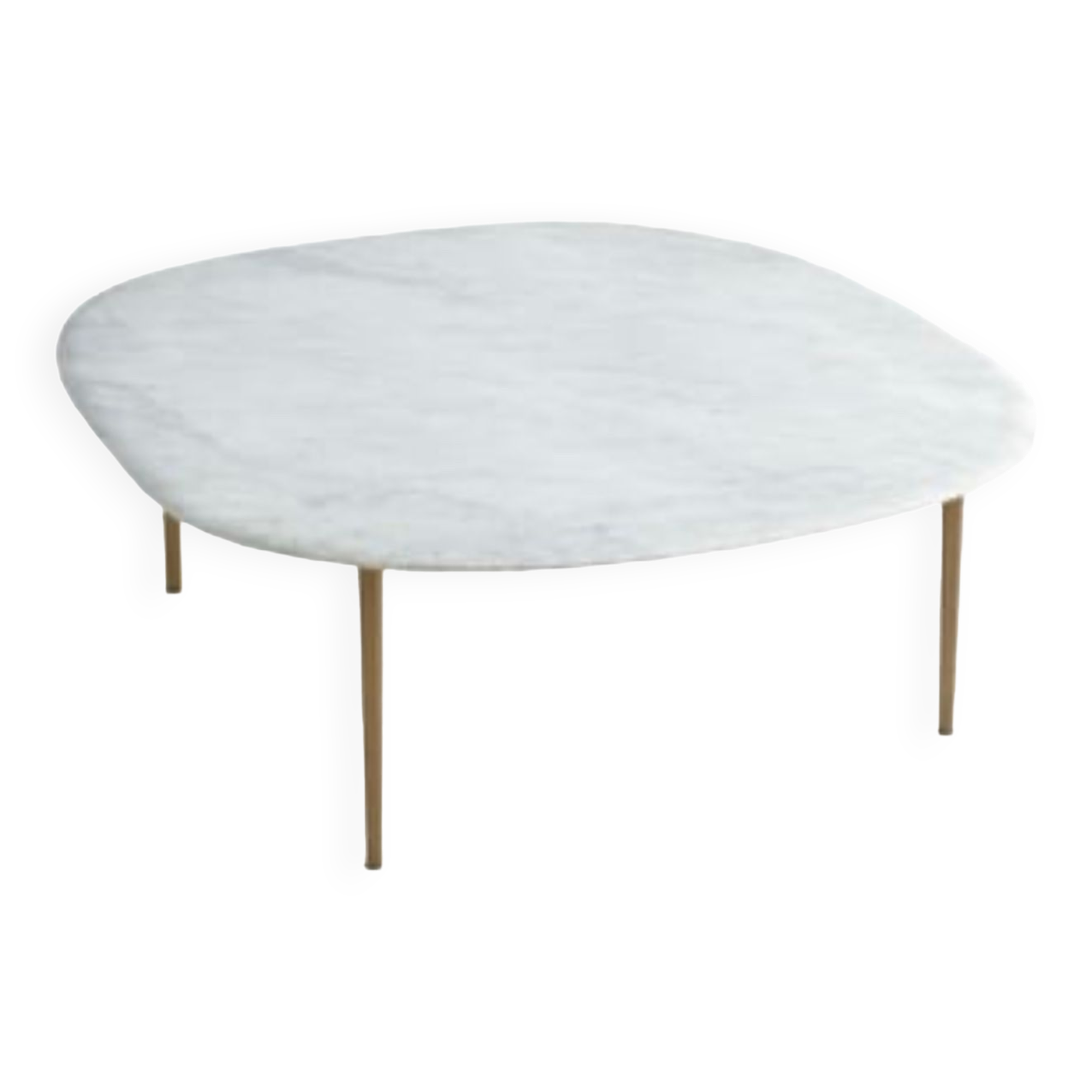 Carrara marble coffee table