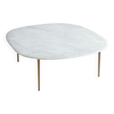 Carrara marble coffee table