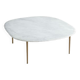 Carrara marble coffee table