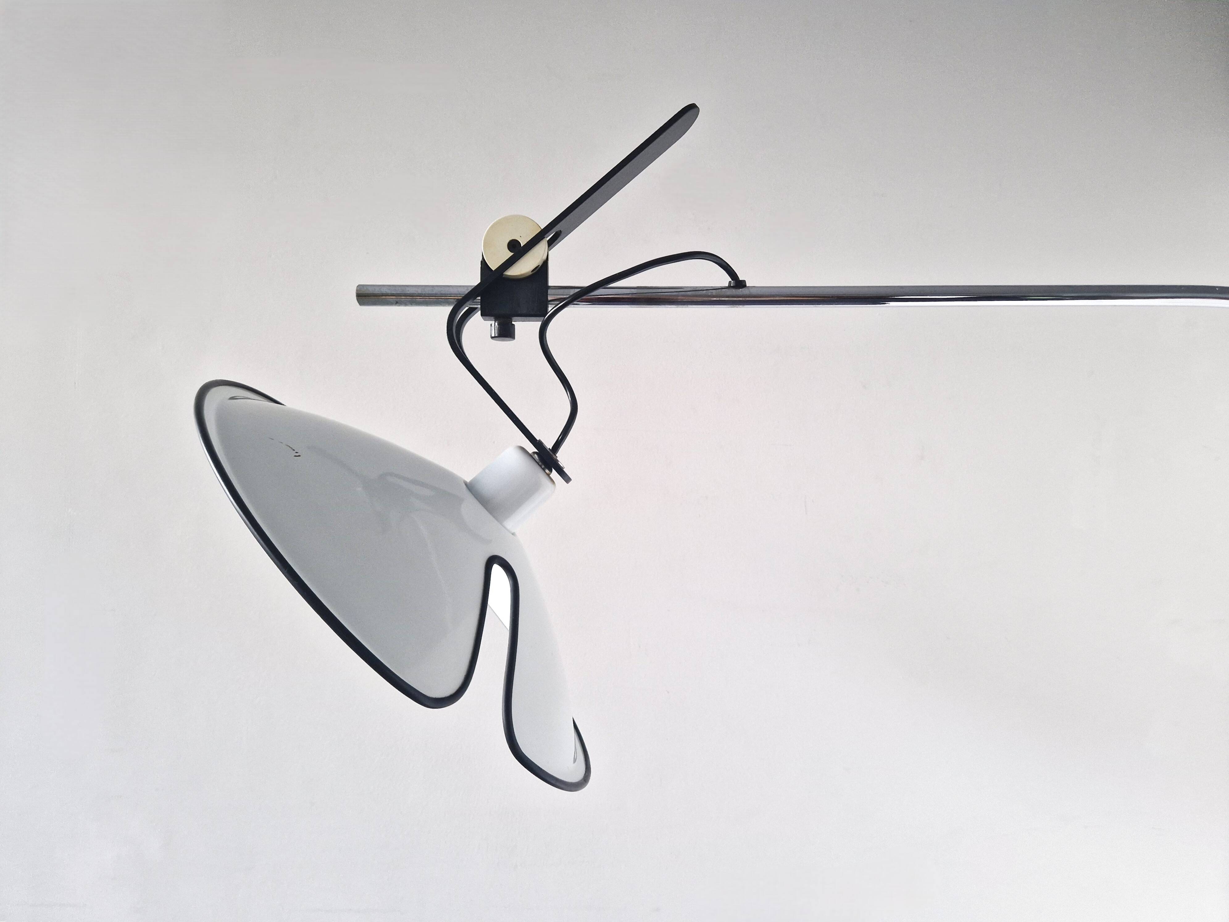 Rare adjustable wall lamp by Lella Montecroci & Marco De Carli for Arrelam, Italy 1970's