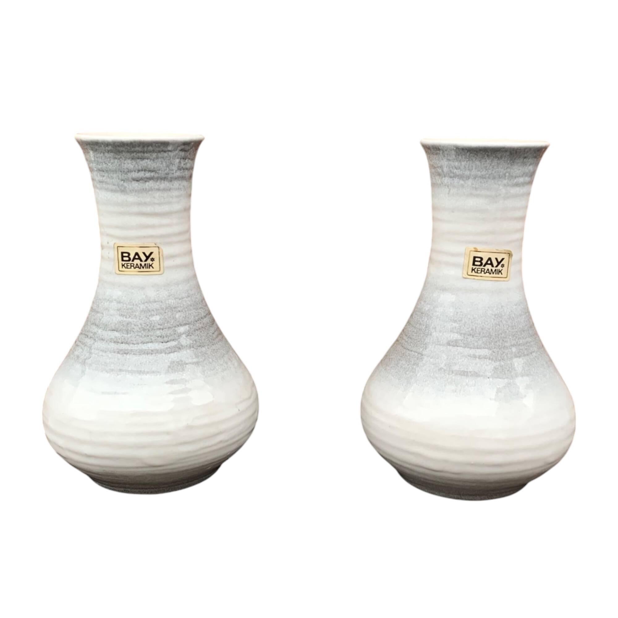 Pair of vintage Bay Keramik 740-20 vases - West Germany