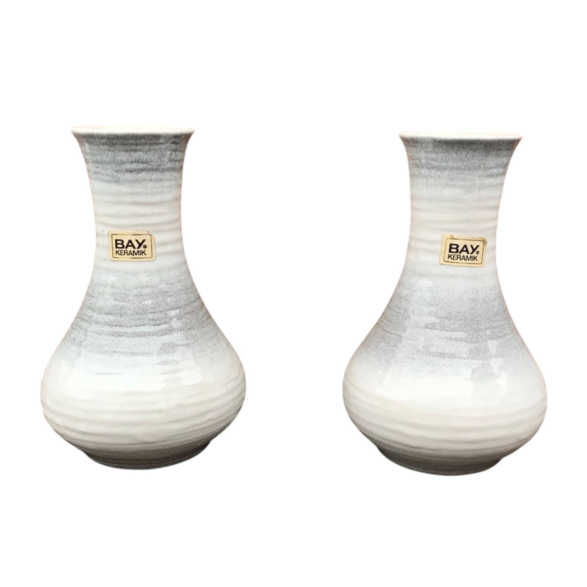 Paire de vases vintage Bay Keramik 740-20 - West Germany