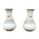 Pair of vintage Bay Keramik 740-20 vases - West Germany