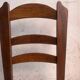 Brutalist wooden chairs – set of 10 (1970s)