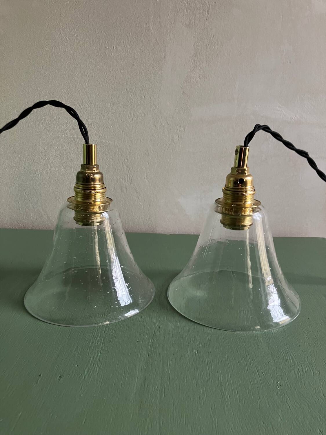 Pair of portable lamps