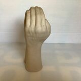 Hand-shaped candle holder