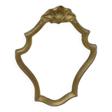 Louis XV style mirror guaranteed with water-gilded wood and gold leaf