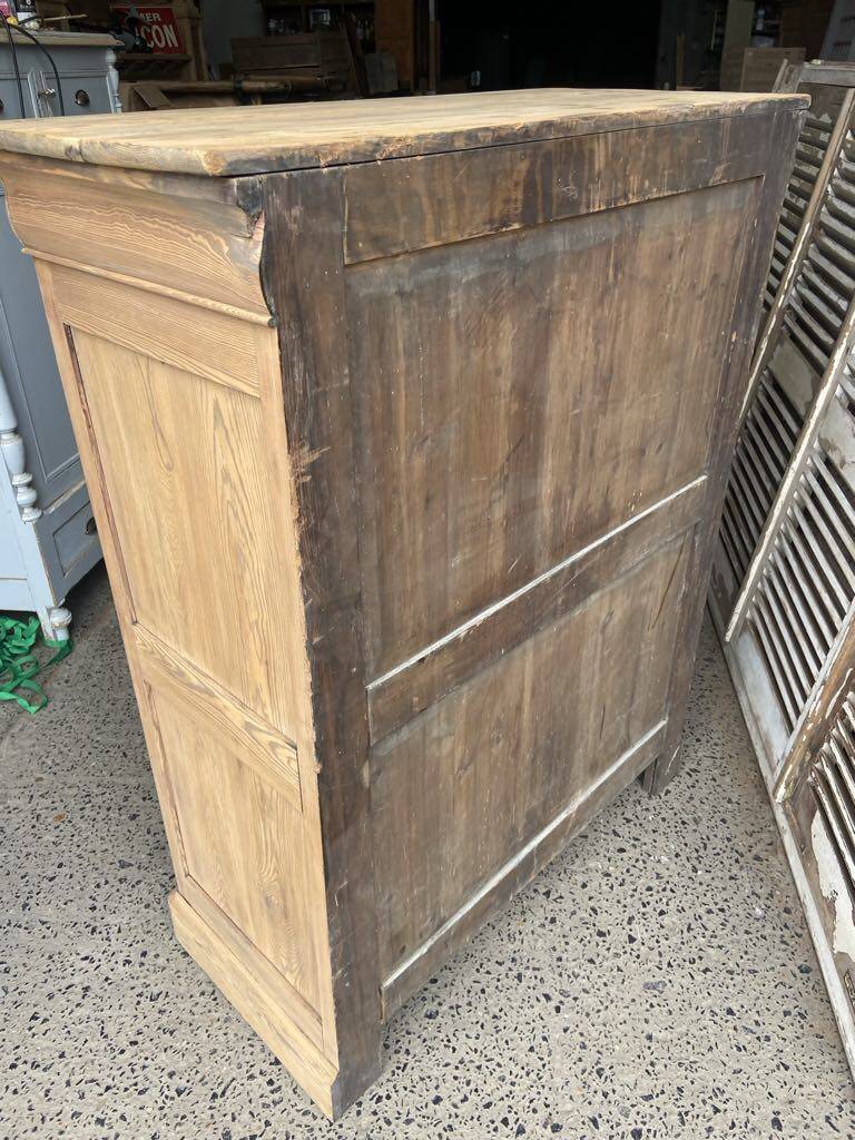 Parisian sideboard in raw wood