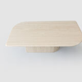 Vintage Italian Travertine Coffee Table