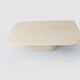 Table basse en travertin italien vintage