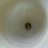 Large Medici alabaster/yellowish marble vase, Belle Époque style