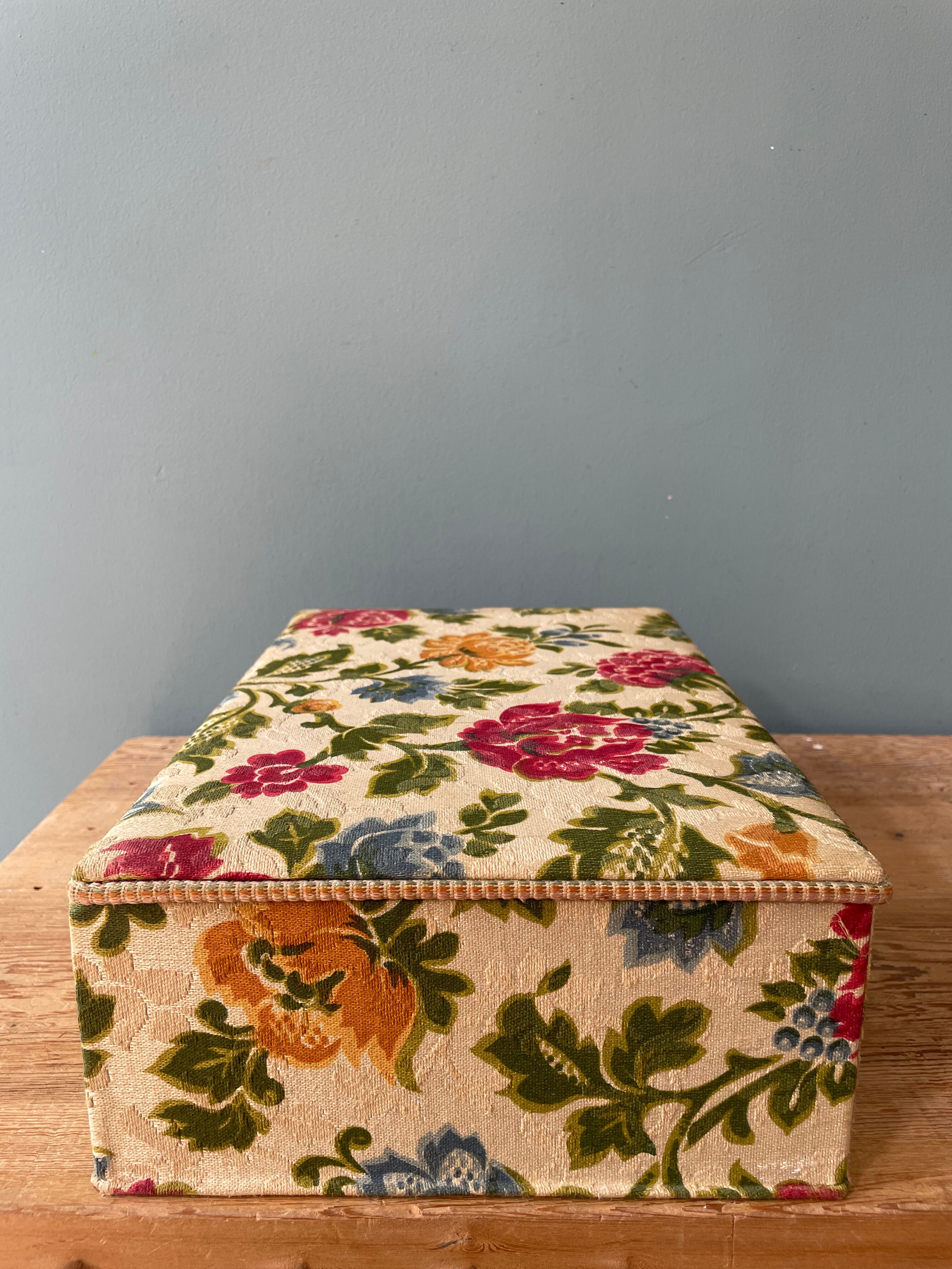 Old vintage sewing box