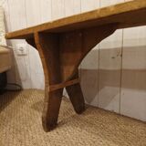 Antique solid wood bench