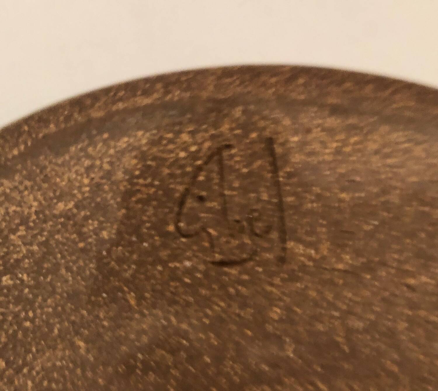 Blue ceramic handcrafted dish