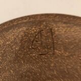 Blue ceramic handcrafted dish