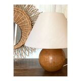 Wooden ball lamp