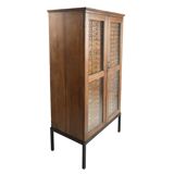 Glass filing cabinet with 125 drawers