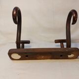 Baumann wall coat rack in curved wood - Hat rack - 1920s