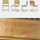 To be seized! 4 original Breuer chairs — made in Italy, 1993.