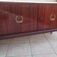 Empire style display cabinet in mahogany veneer