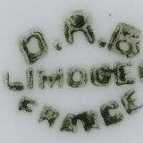 DRB Limoges porcelain dish with handles