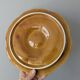Set of 3 vintage brown Sarreguemines majolica oyster plates.
