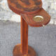 Art Deco wood pedestal table, art deco smoking table, end of sofa, art deco, 30's