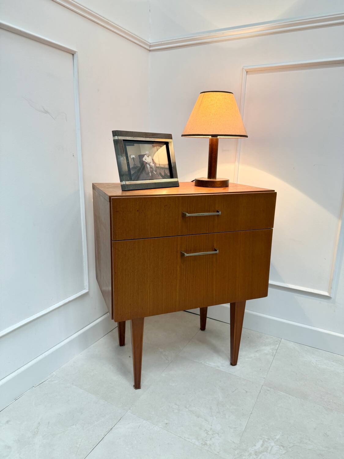 Vintage bedside table