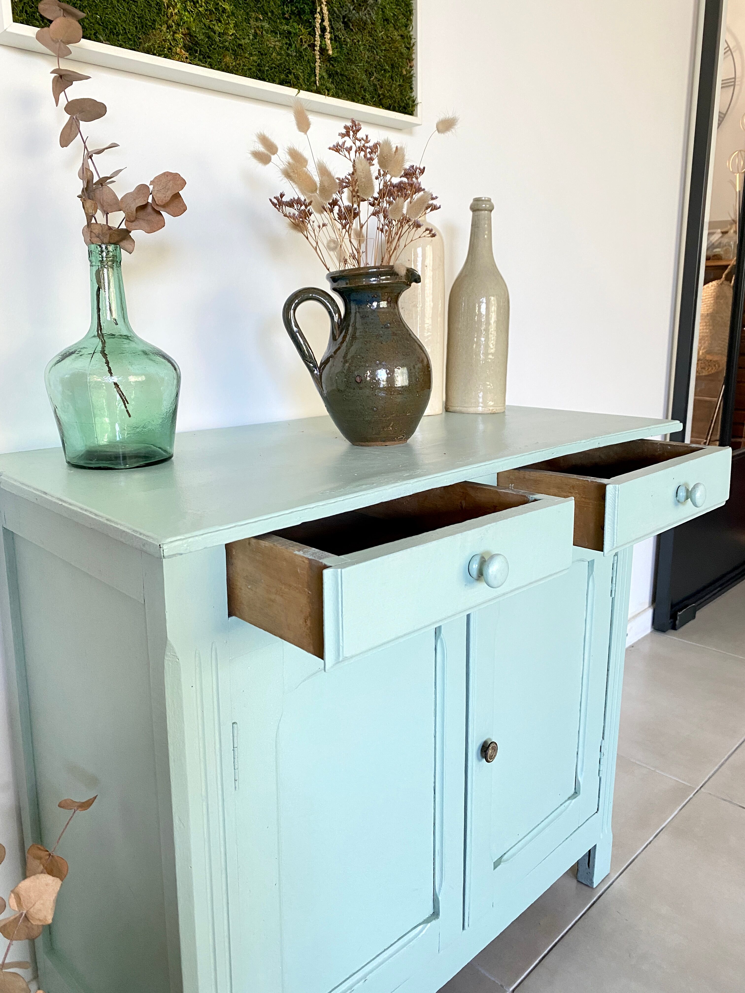 Parisian buffet green mint