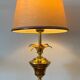 Vintage brass spike lamp from the 70s