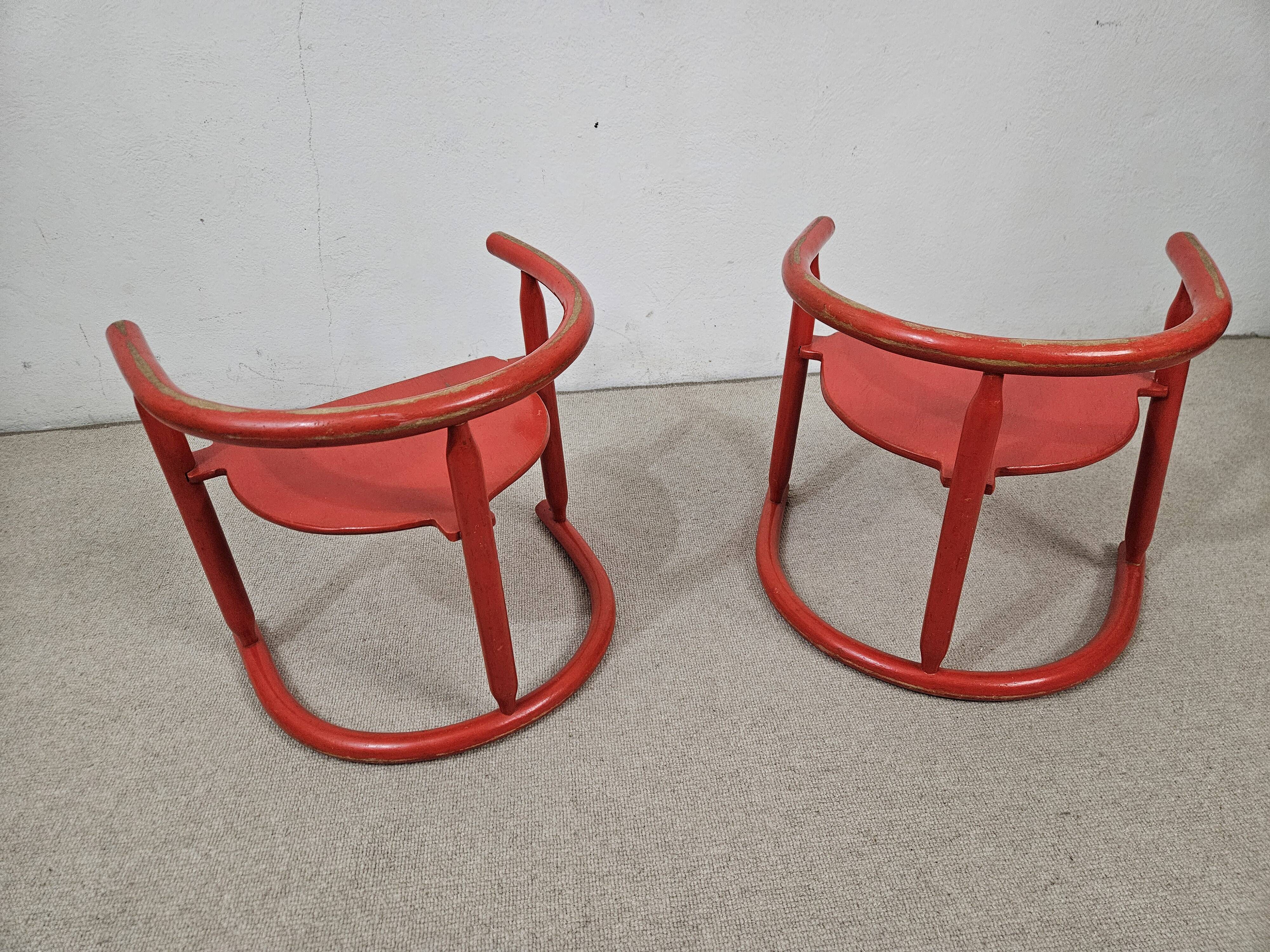 Pair of Karin Mobring children's chairs - Vintage Ikea chair