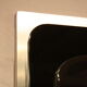 Vintage mirror inox 1970 137x36cm