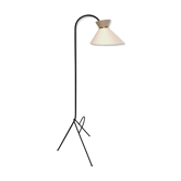 Tripod lamppost with magazine rack and defal day diabolo 1950